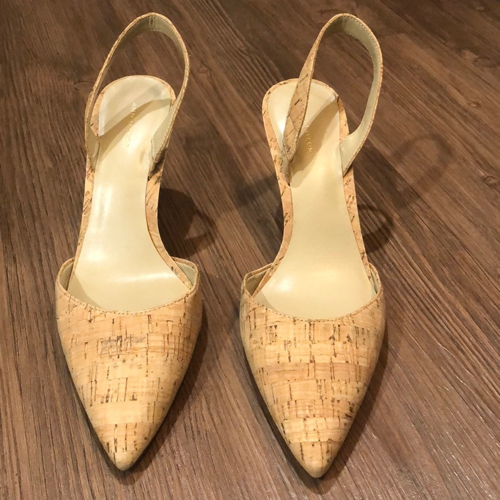 Ann Taylor New Sling Back Heels size 9.5